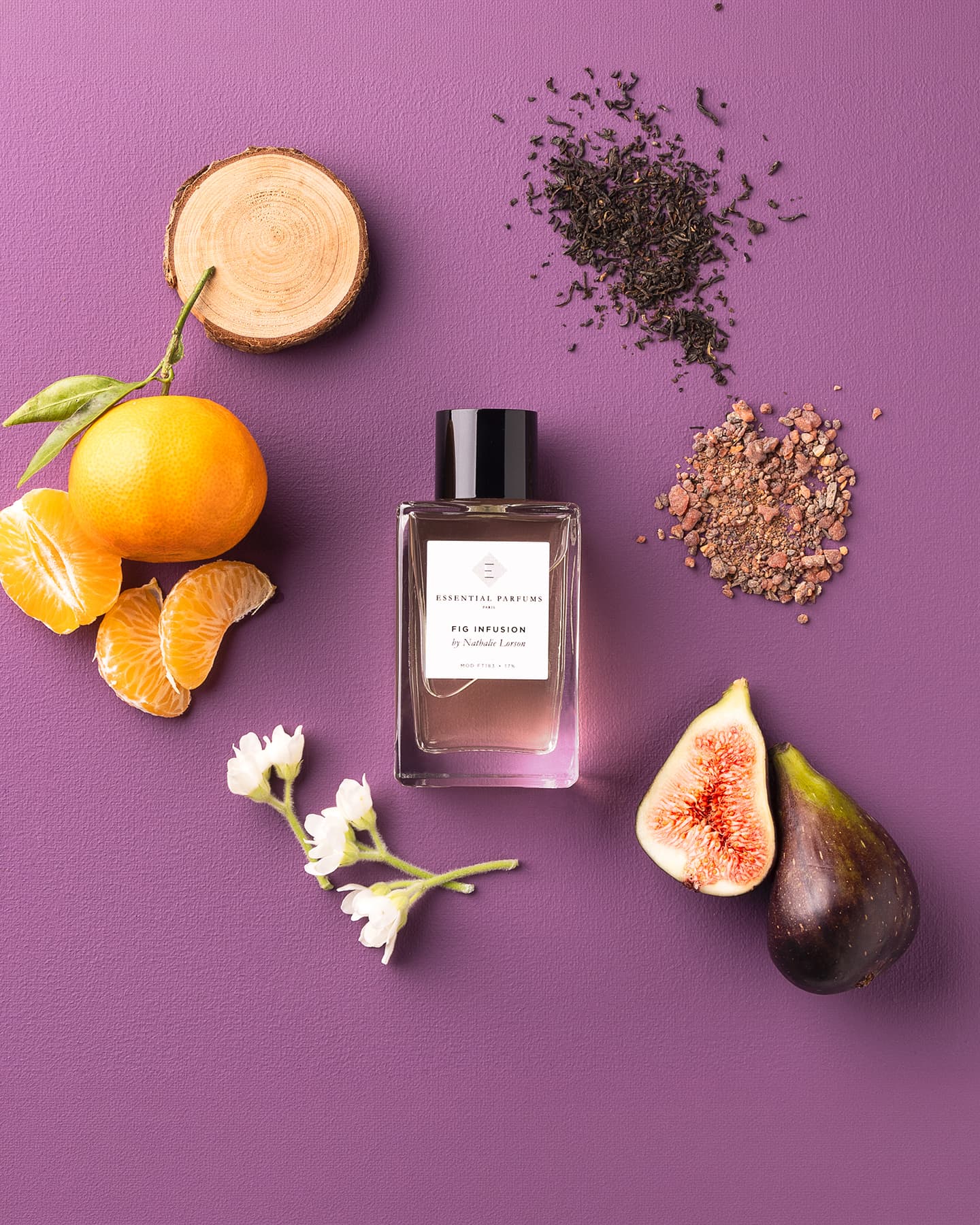 Essential Parfums Fig Infusion von Nathalie Lorson zwischen Feigen, Mandarinen, Tee und Holz