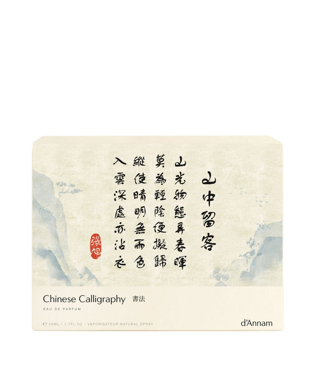 Verpackung des Eau de Parfum Chinese Calligraphy von d’Annam