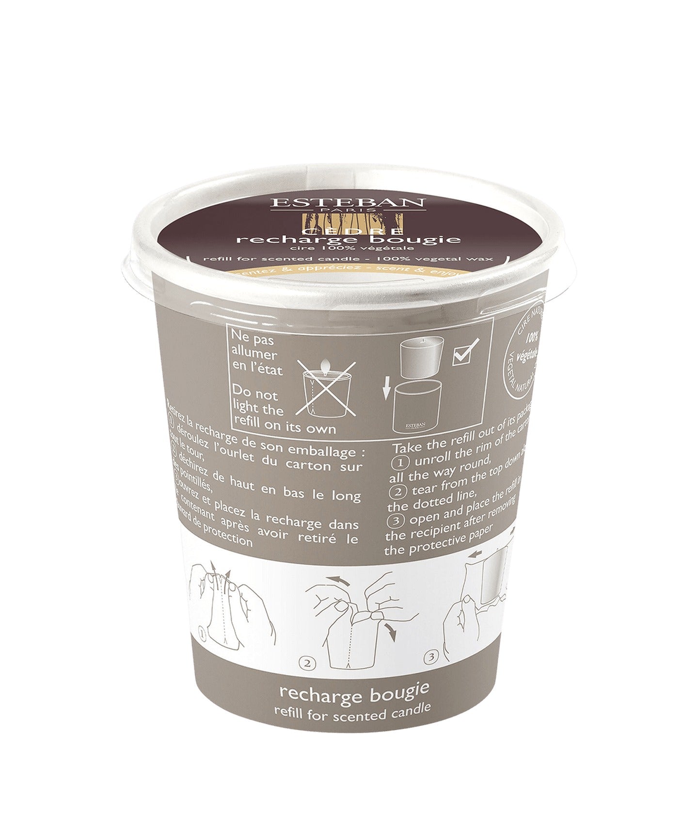 Scented Candle Cèdre Refill