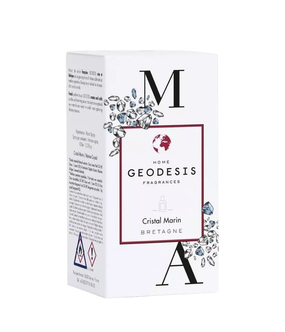 Geodesis Raumspray Marine Crystal, Verpackung