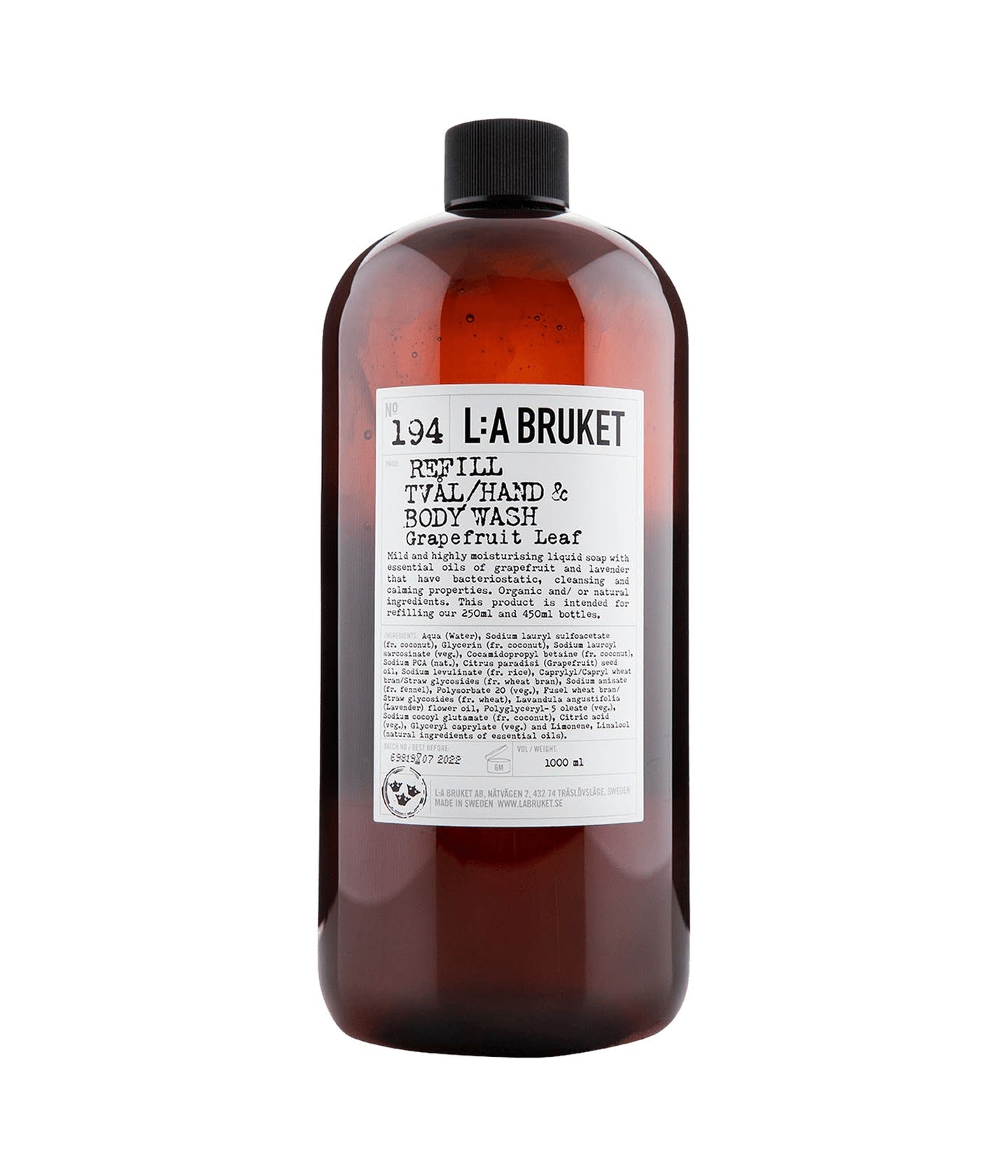 194 Refill Hand & Body Wash Grapefruit Leaf