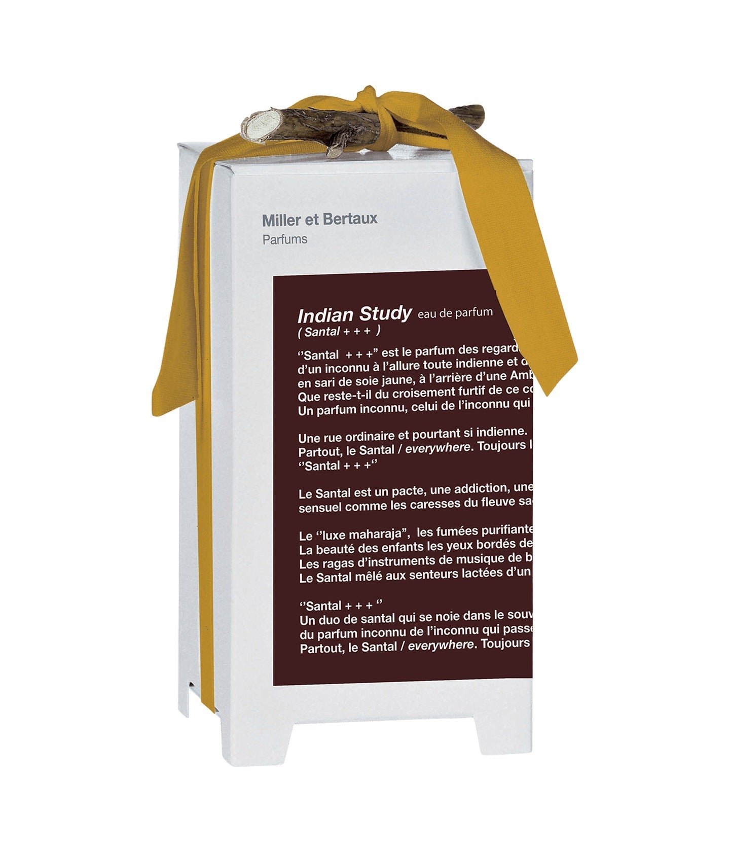 Eau de Parfum Indian Study – Miller et Bertaux