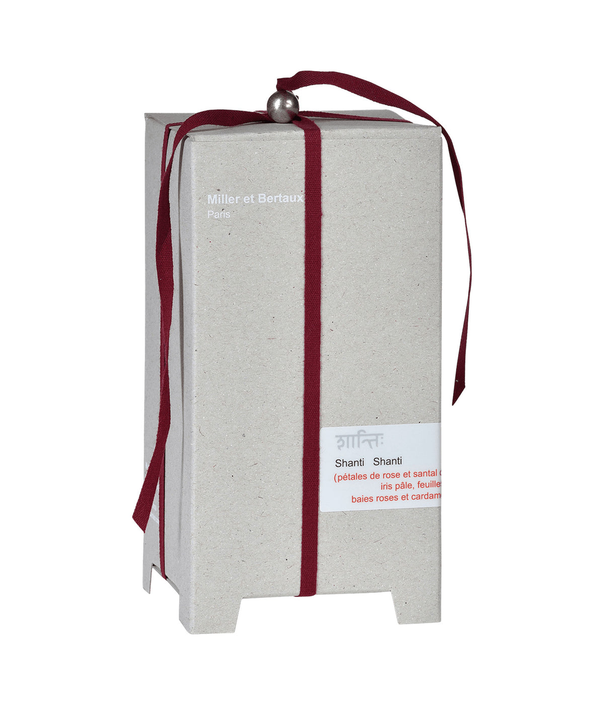 Miller et Bertaux Eau de Parfum Shanti Shanti, box with ribbon