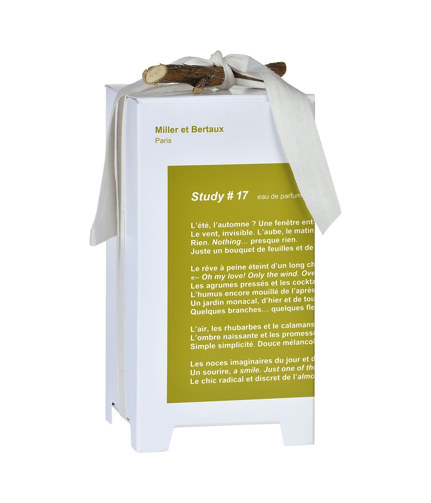 Eau de Parfum Study #17 – Miller et Bertaux