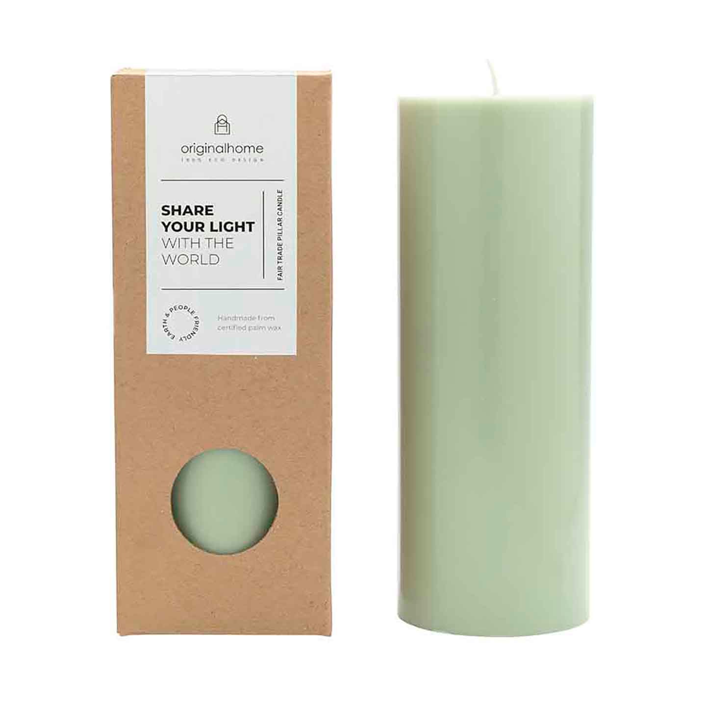 Pillar Candle Green
