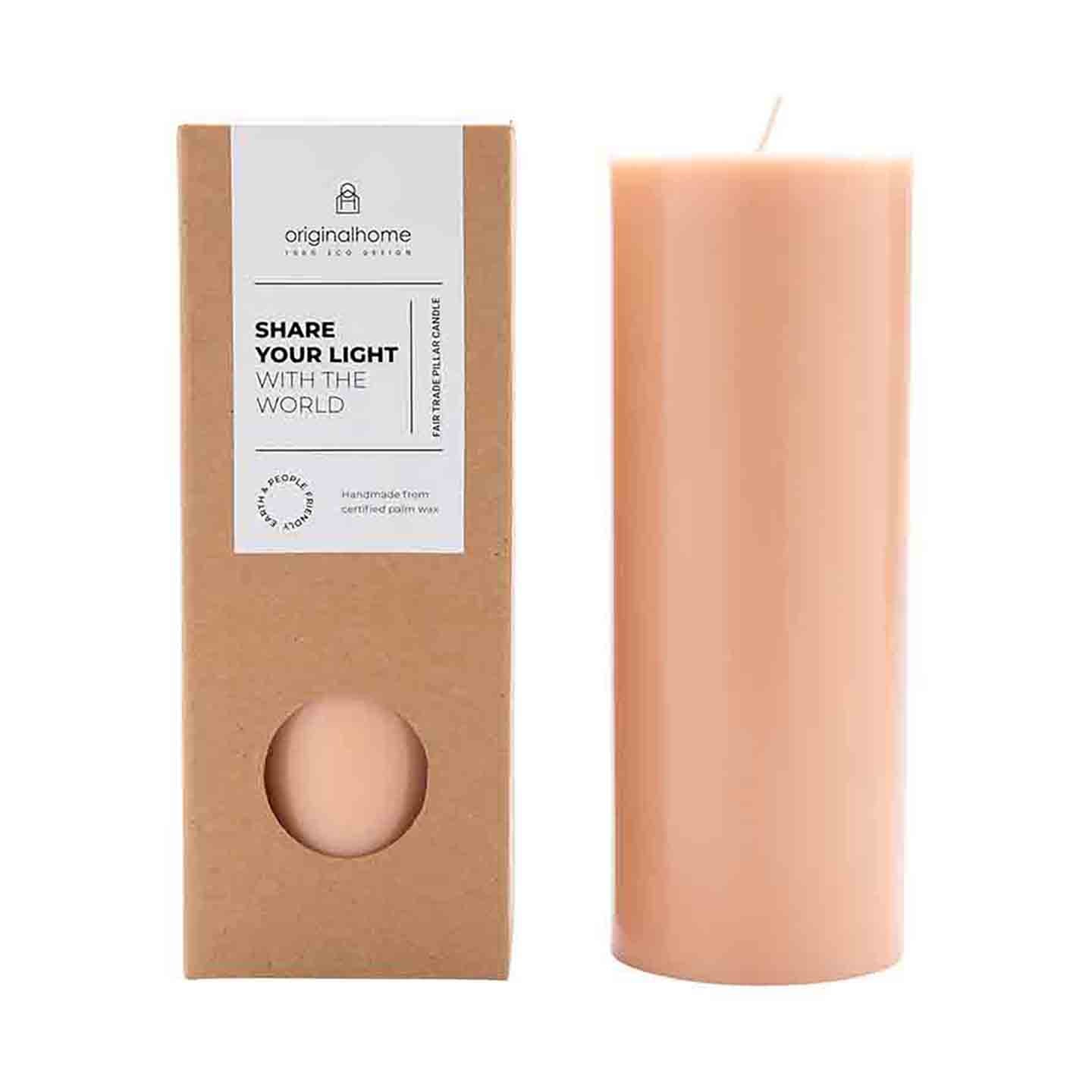 Pillar Candle Peach