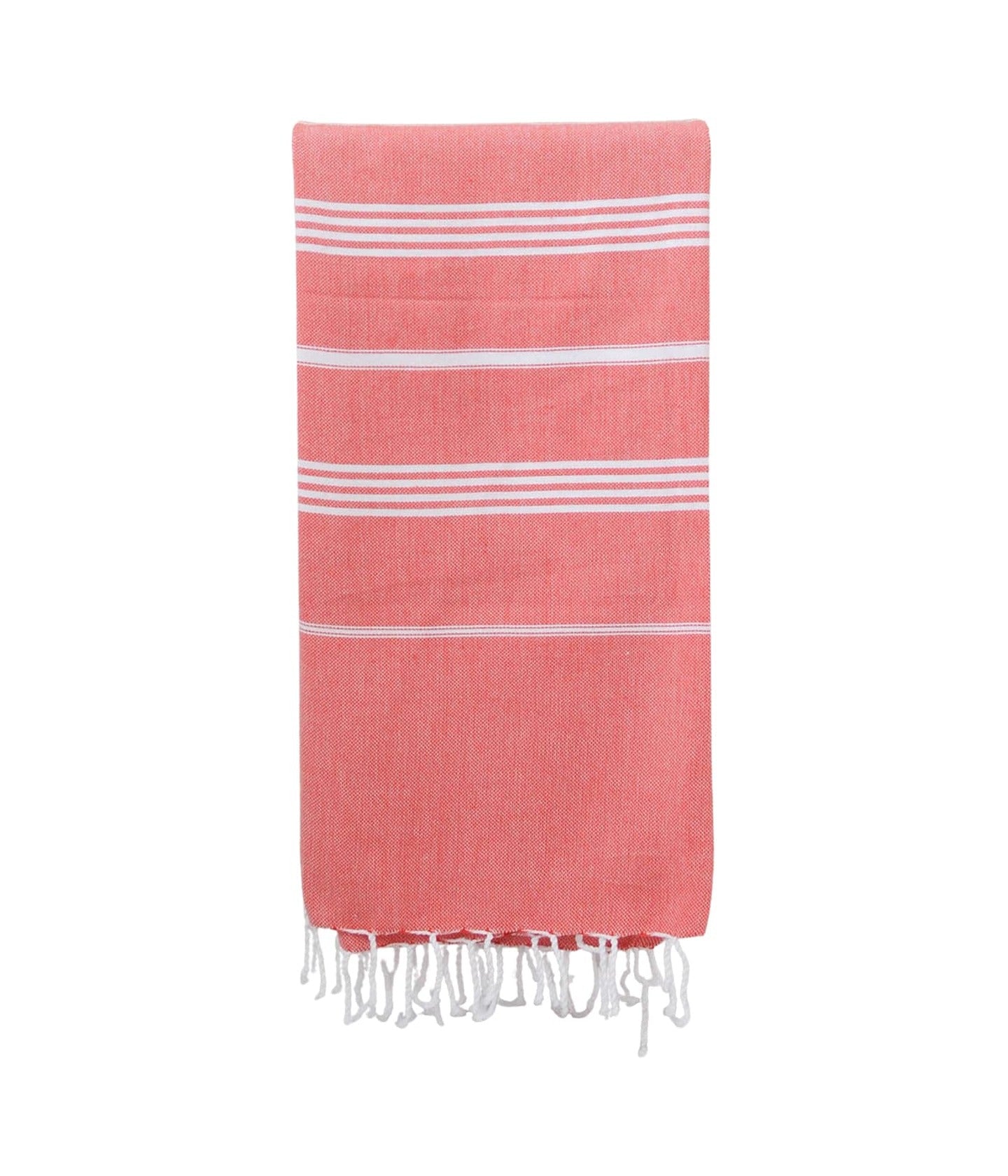 Hammam Towel Brick Red / White