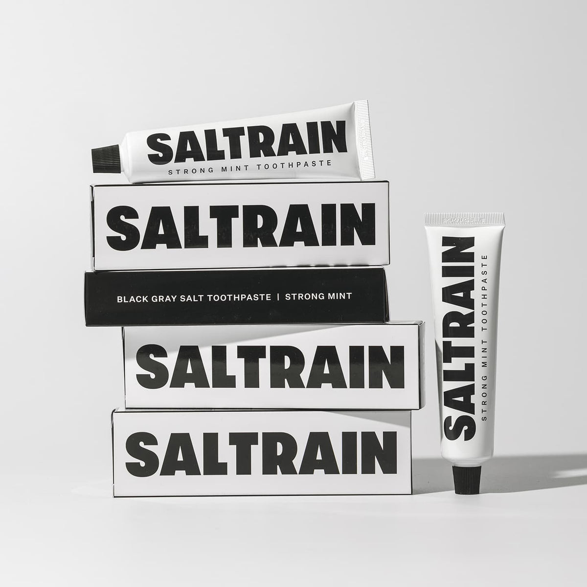 Black Gray Salt Toothpaste