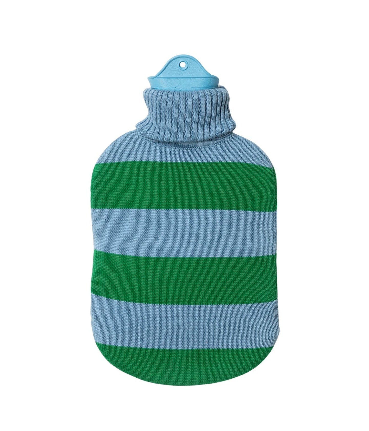 Hot Water Bottle Sky Blue Green