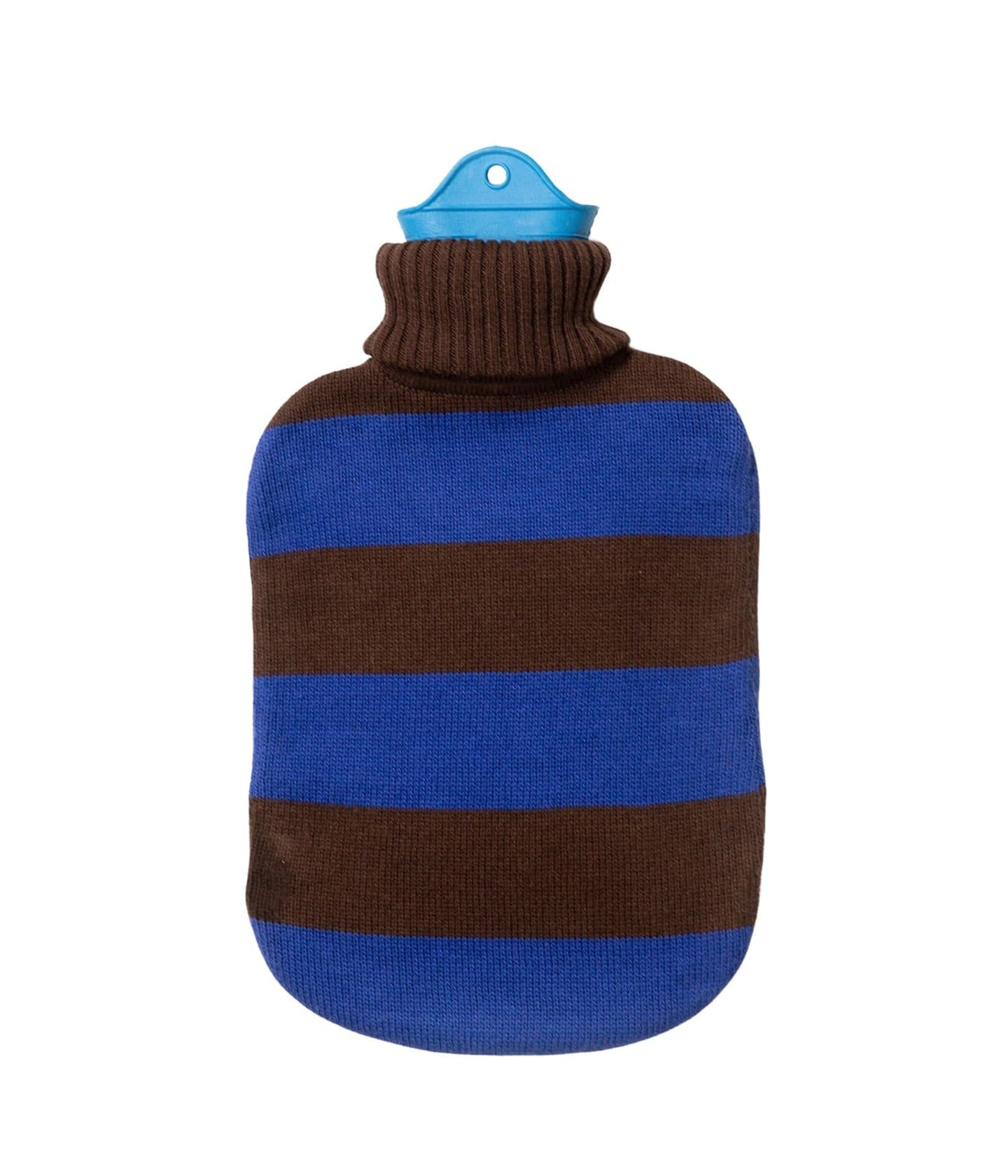 Hot Water Bottle Cobalt Blue Brown