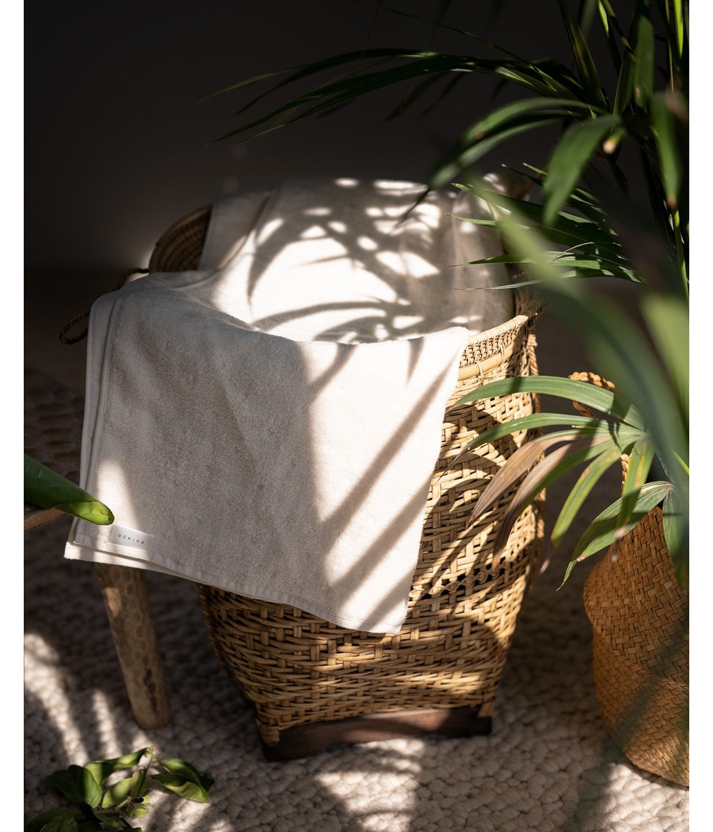 Towel Zero Twist Gauze Dot Beige