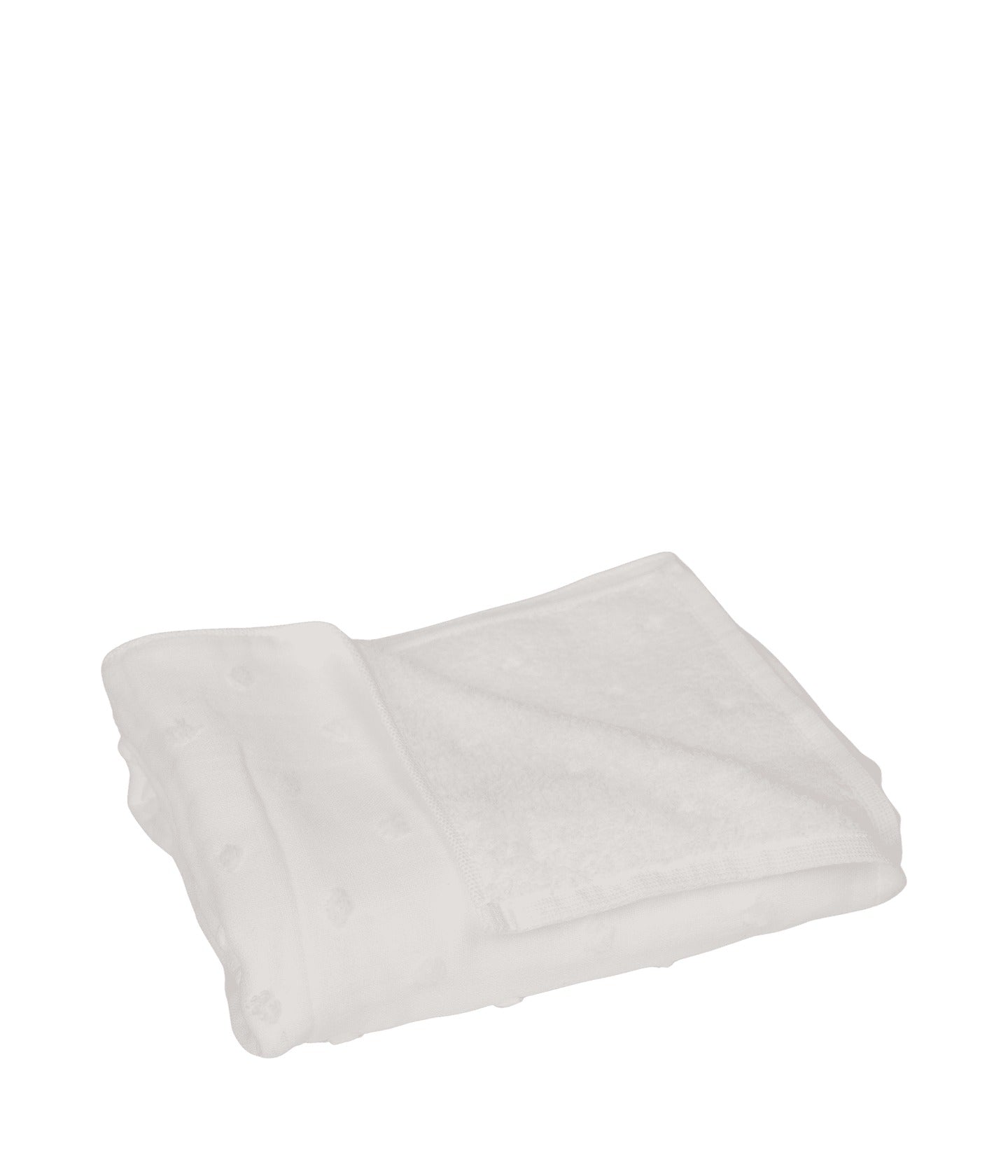 Handtuch Zero Twist Gauze Dot Weiss