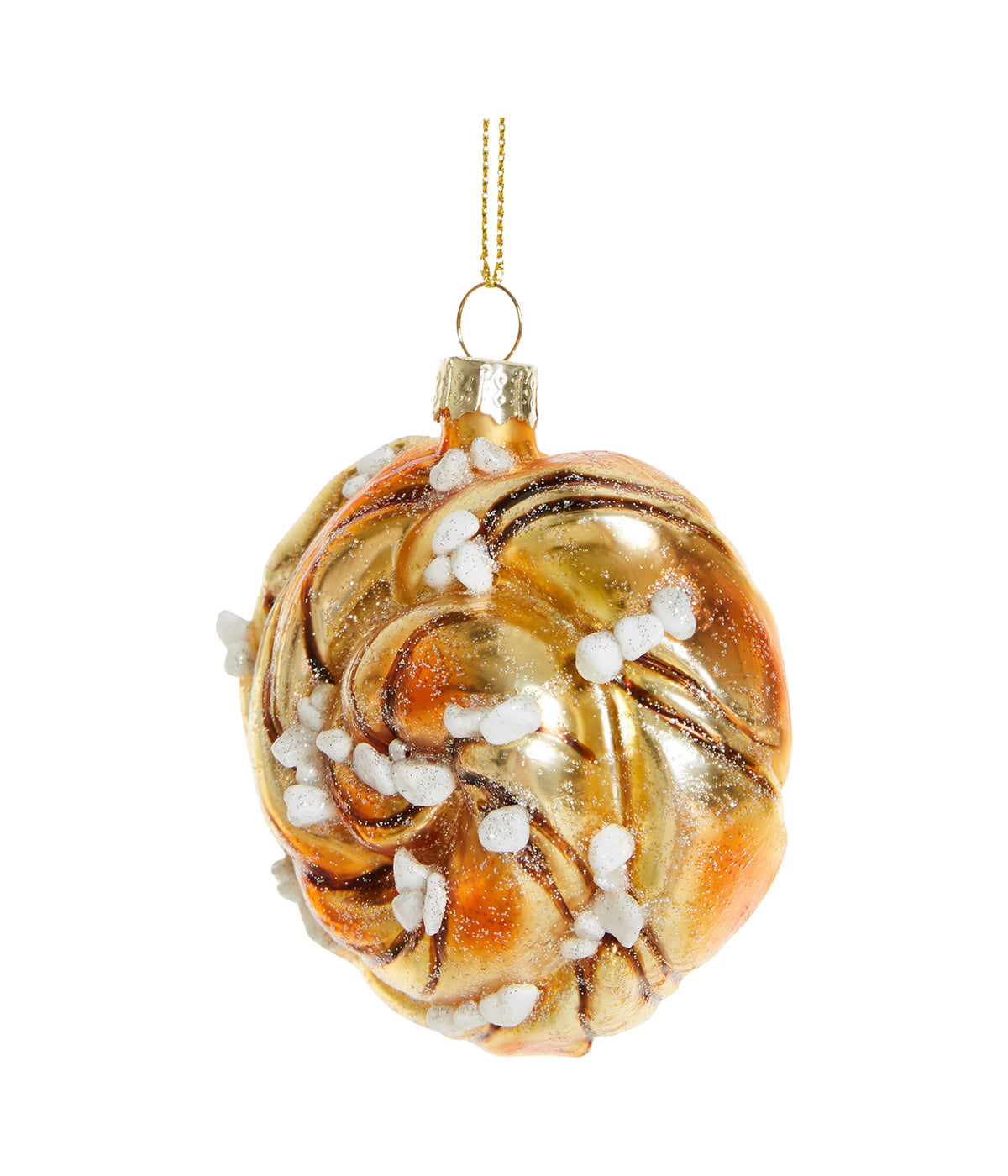 Yup in de boom Christbaumschmuck Cinnamon Bun, von schräg oben