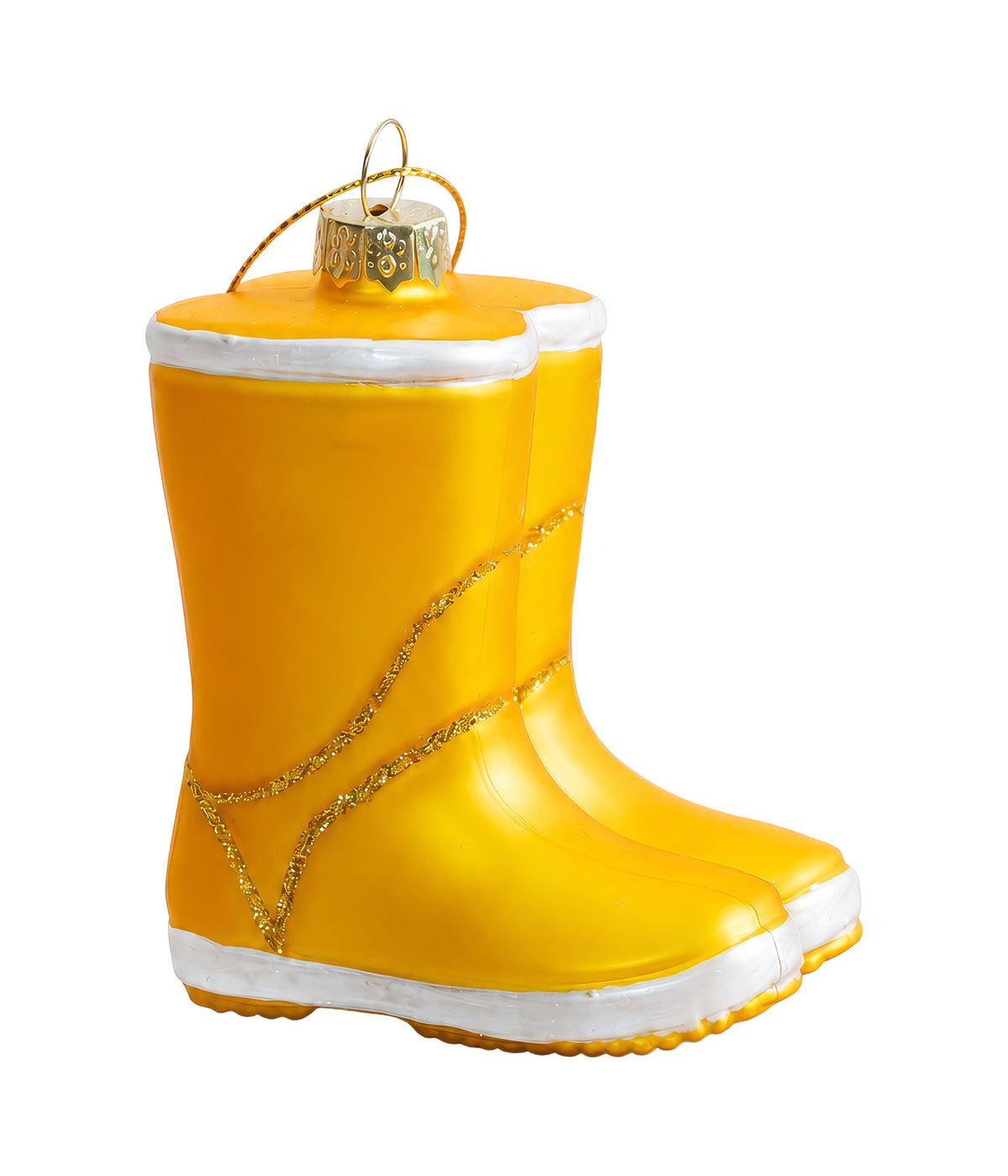 Yup in de boom Christbaumschmuck Rain Boots Yellow