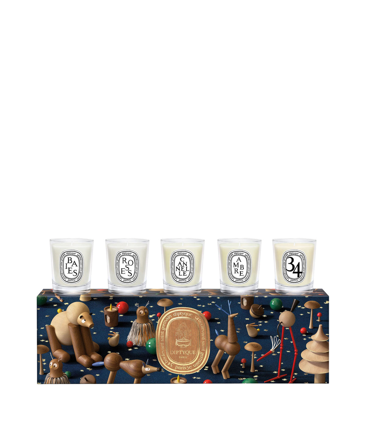 Diptyque Set mit 5 Mini Duftkerzen Limited Edition