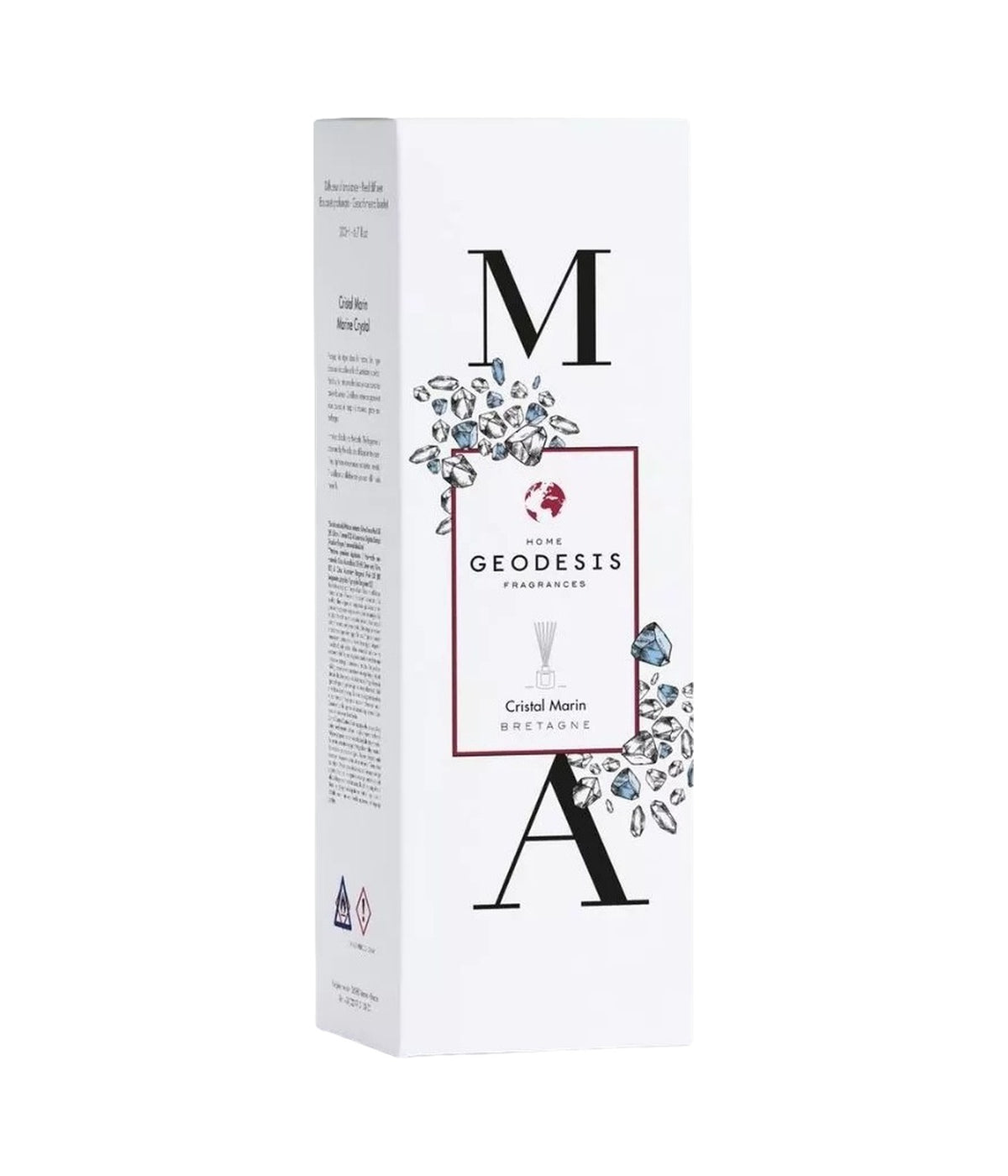 Geodesis Reed Diffuser Marine Crystal, box