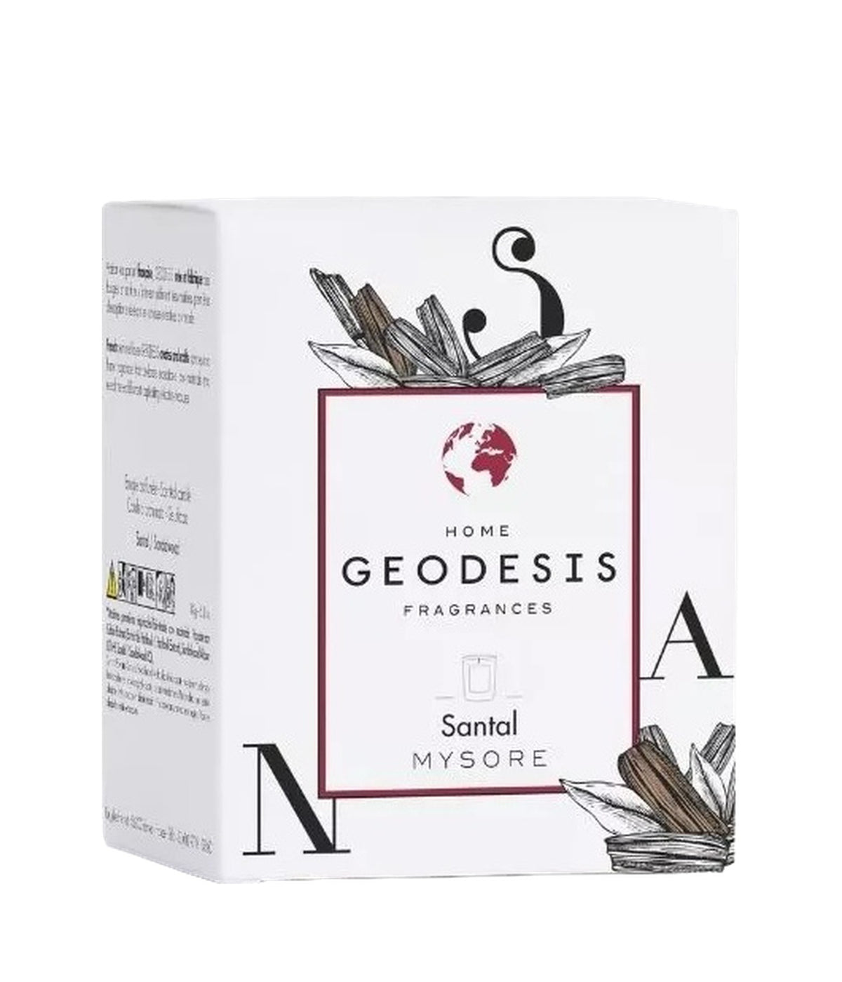 Geodesis Scented Candle Sandalwood, box