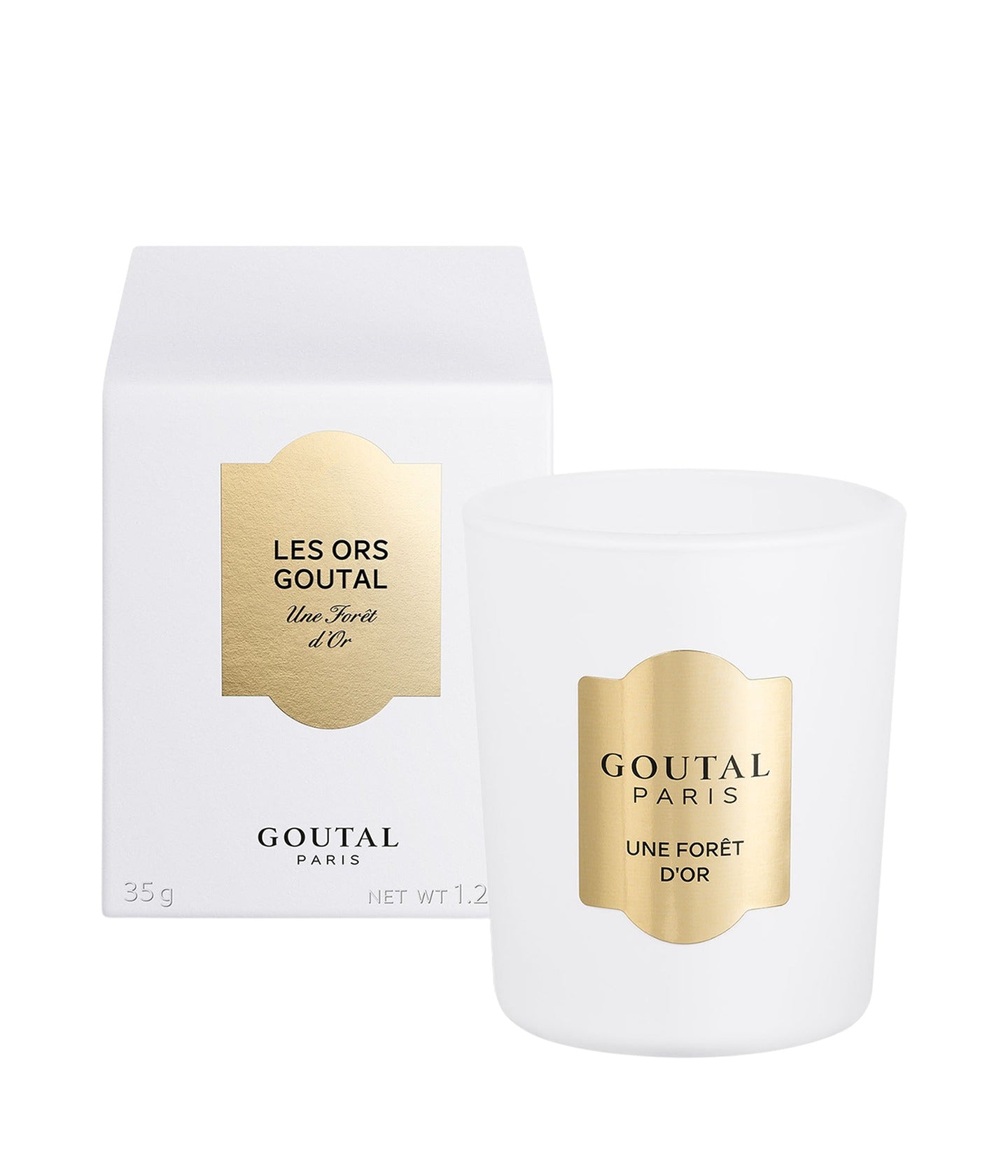 Duftkerze Noël Une Forêt d'Or 35g Verpackung