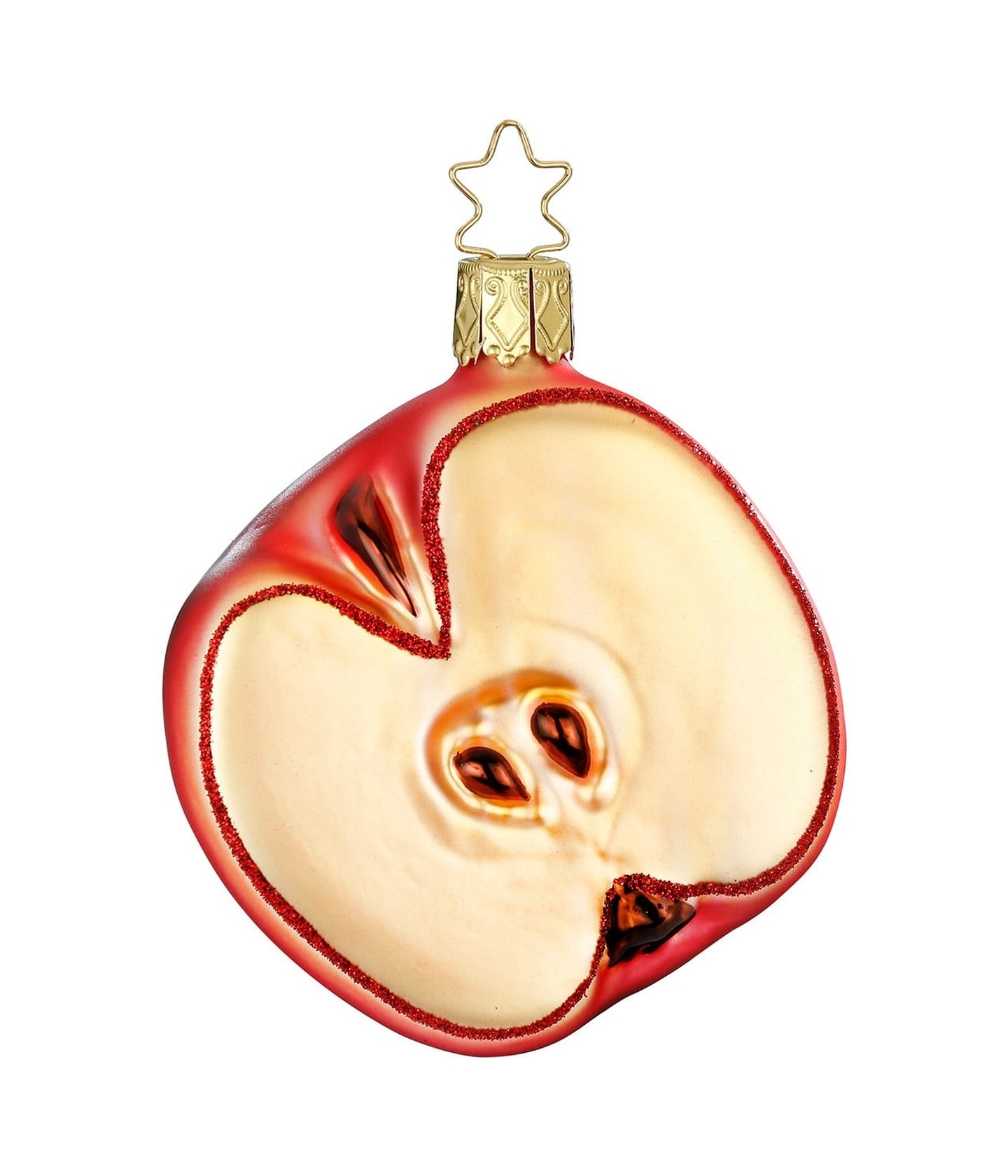 Apple Half Christmas Ornament
