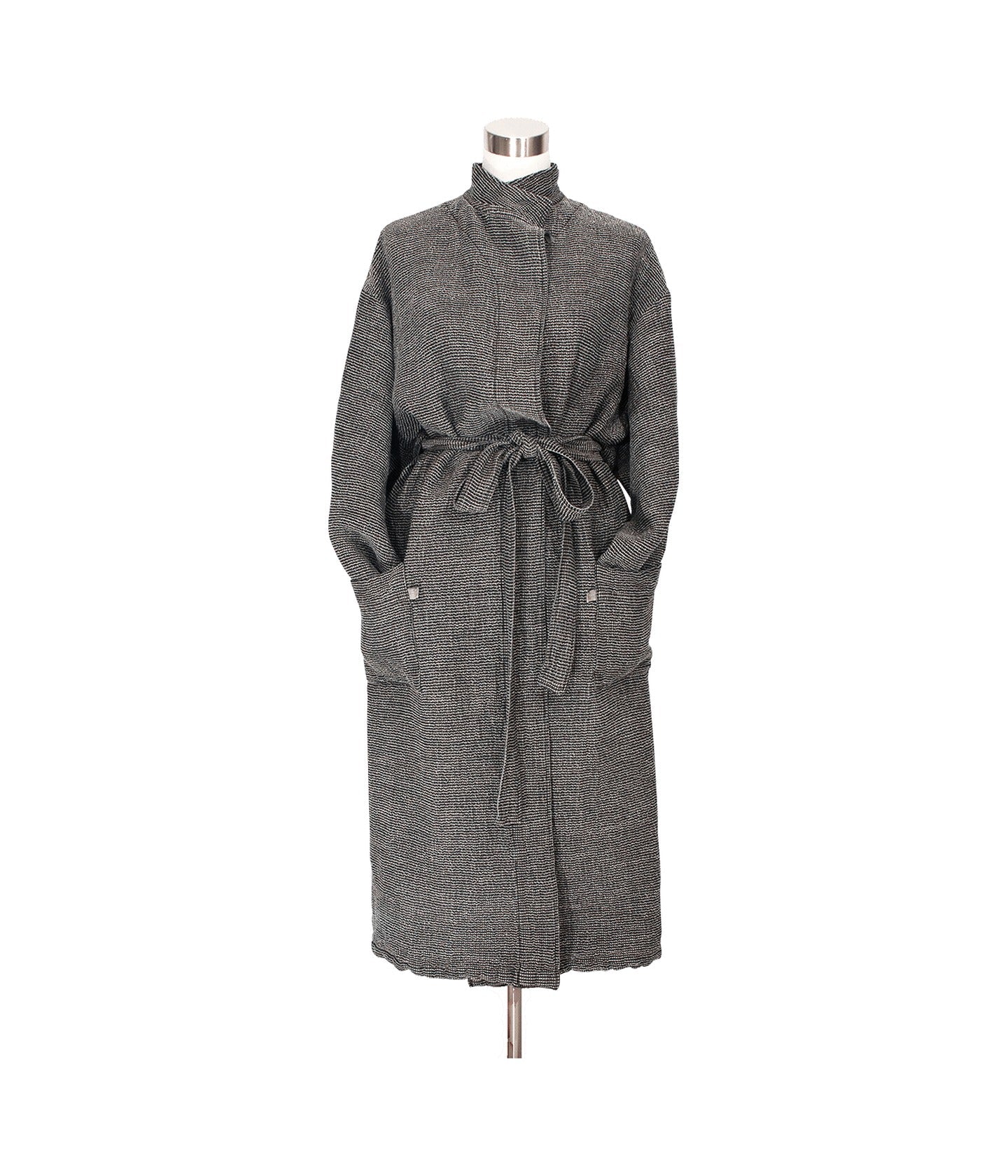 Bathrobe Terva Black-Linen