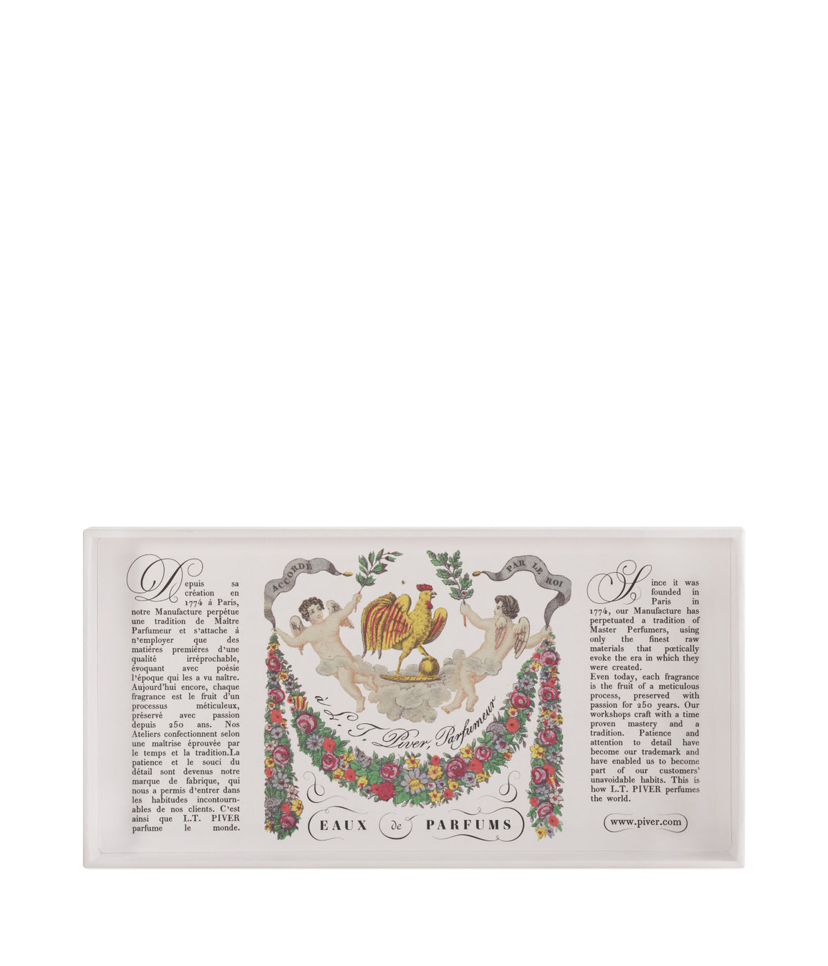 Discovery Set Olfactive Library – L.T. Piver, inside of the lid