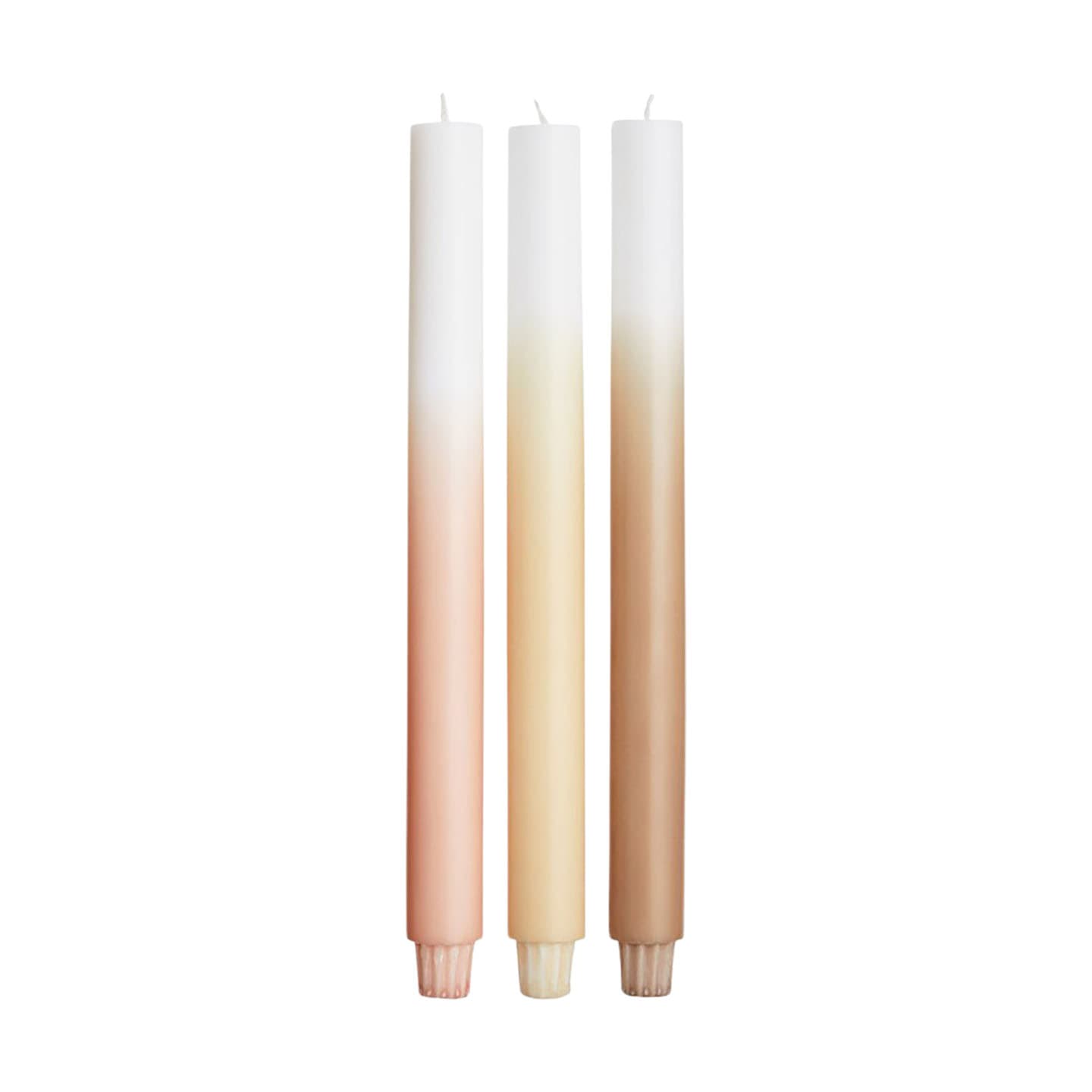 Taper Candles Gradient Limestone