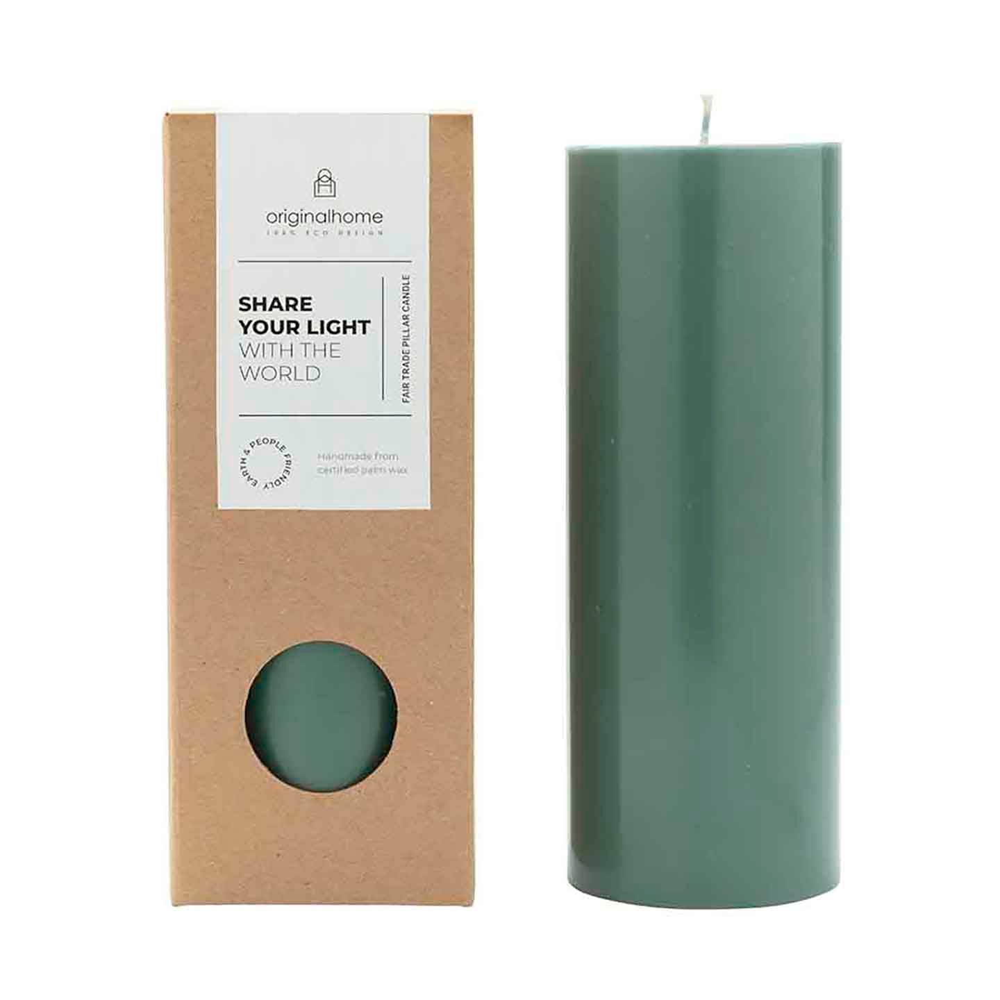 Pillar Candle Forest Green