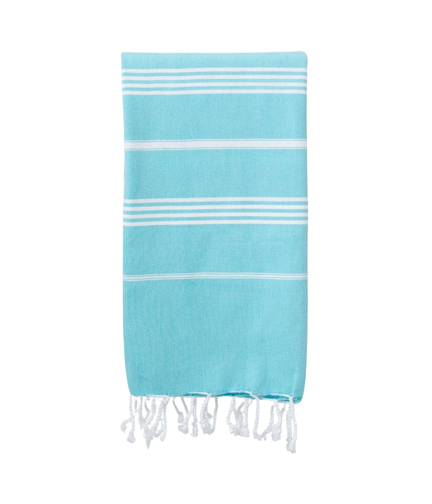 Hammam Towel Aqua / White