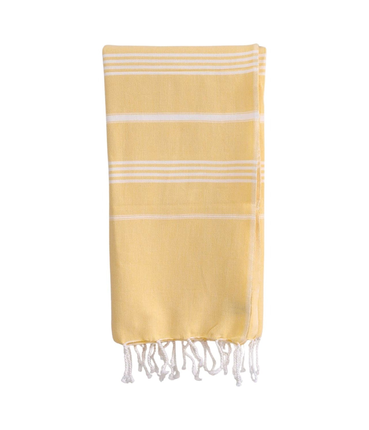 Hammam Towel Yellow / White