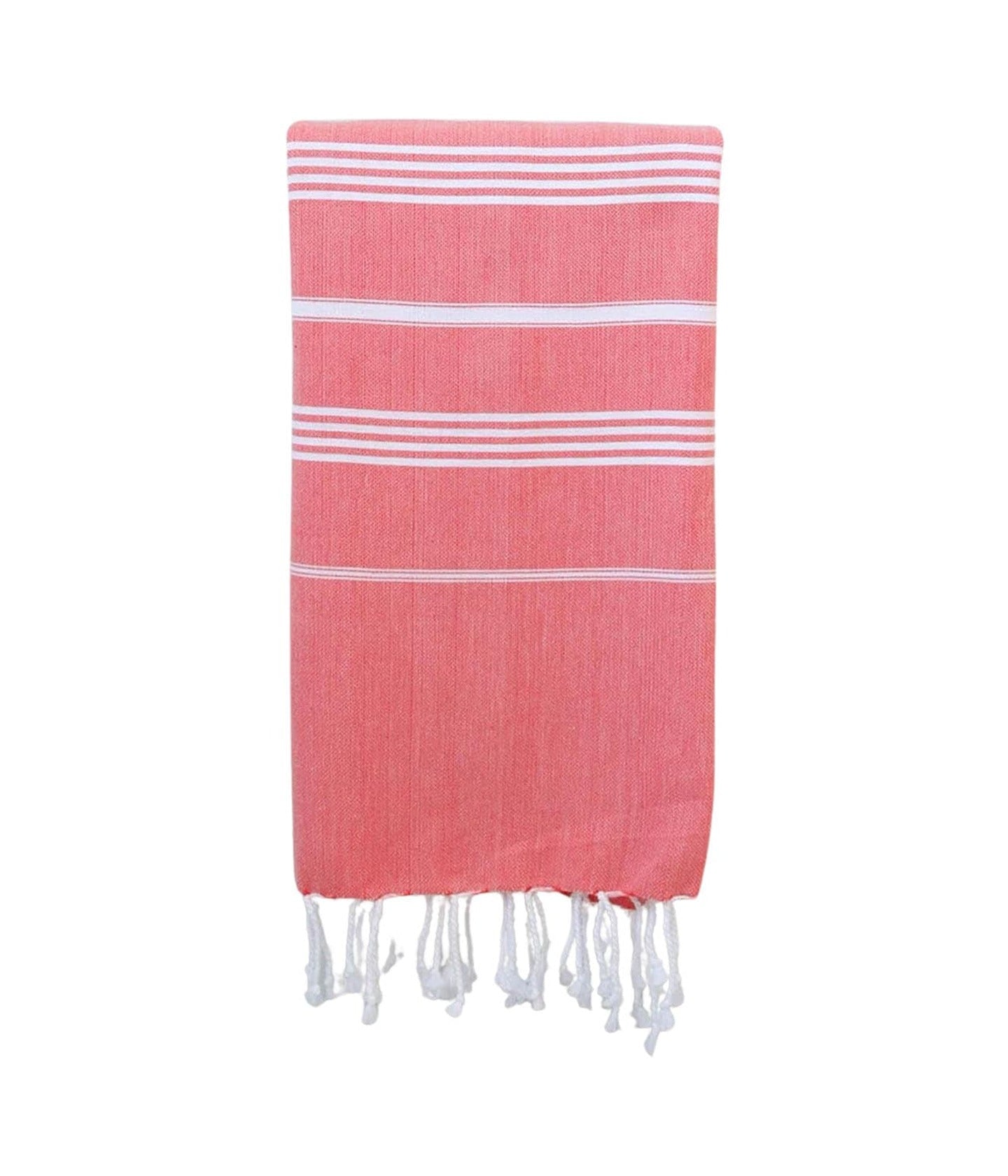 Hammam Towel Coral / White