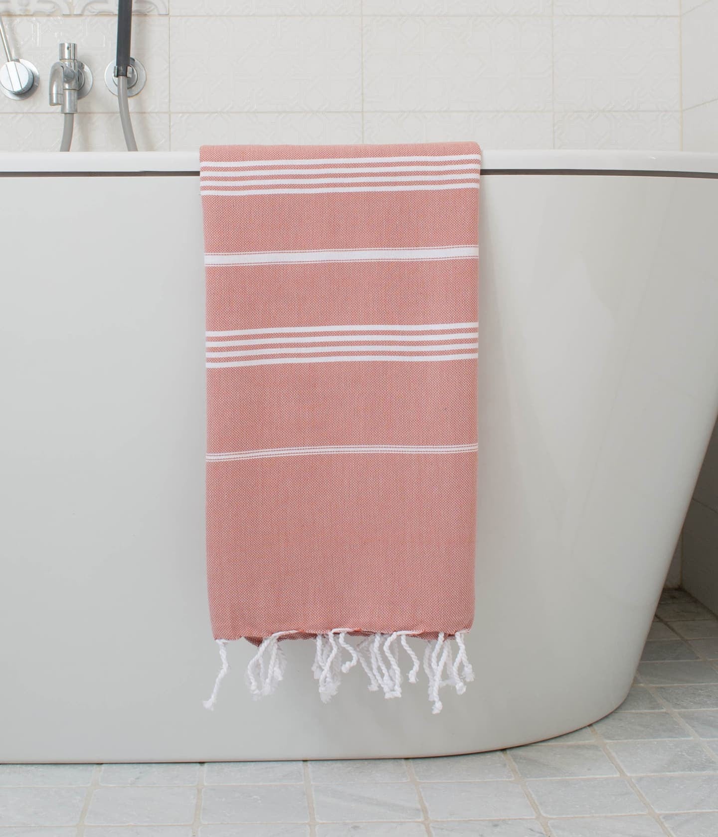 Hammam Towel Copper / White