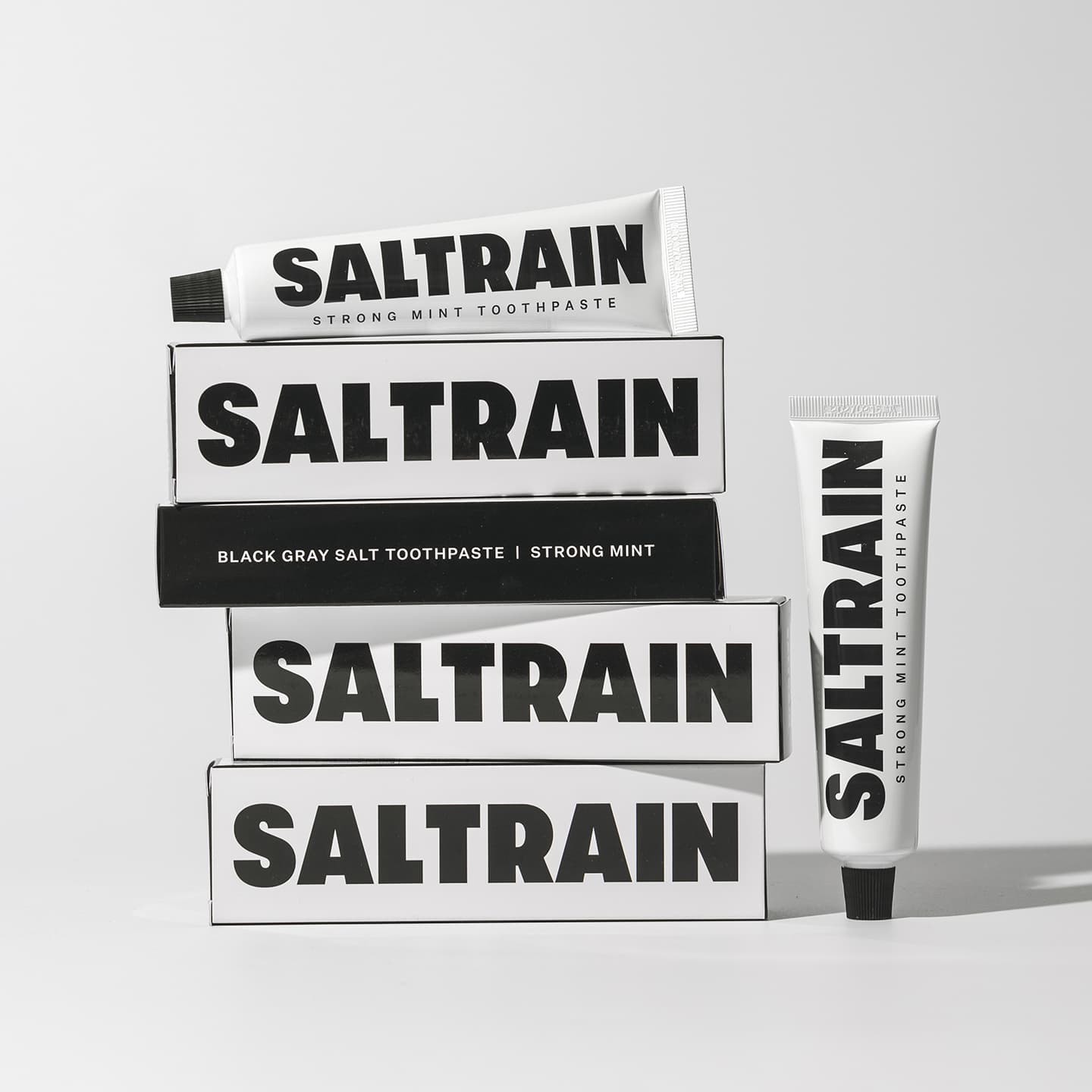 Black Gray Salt Toothpaste