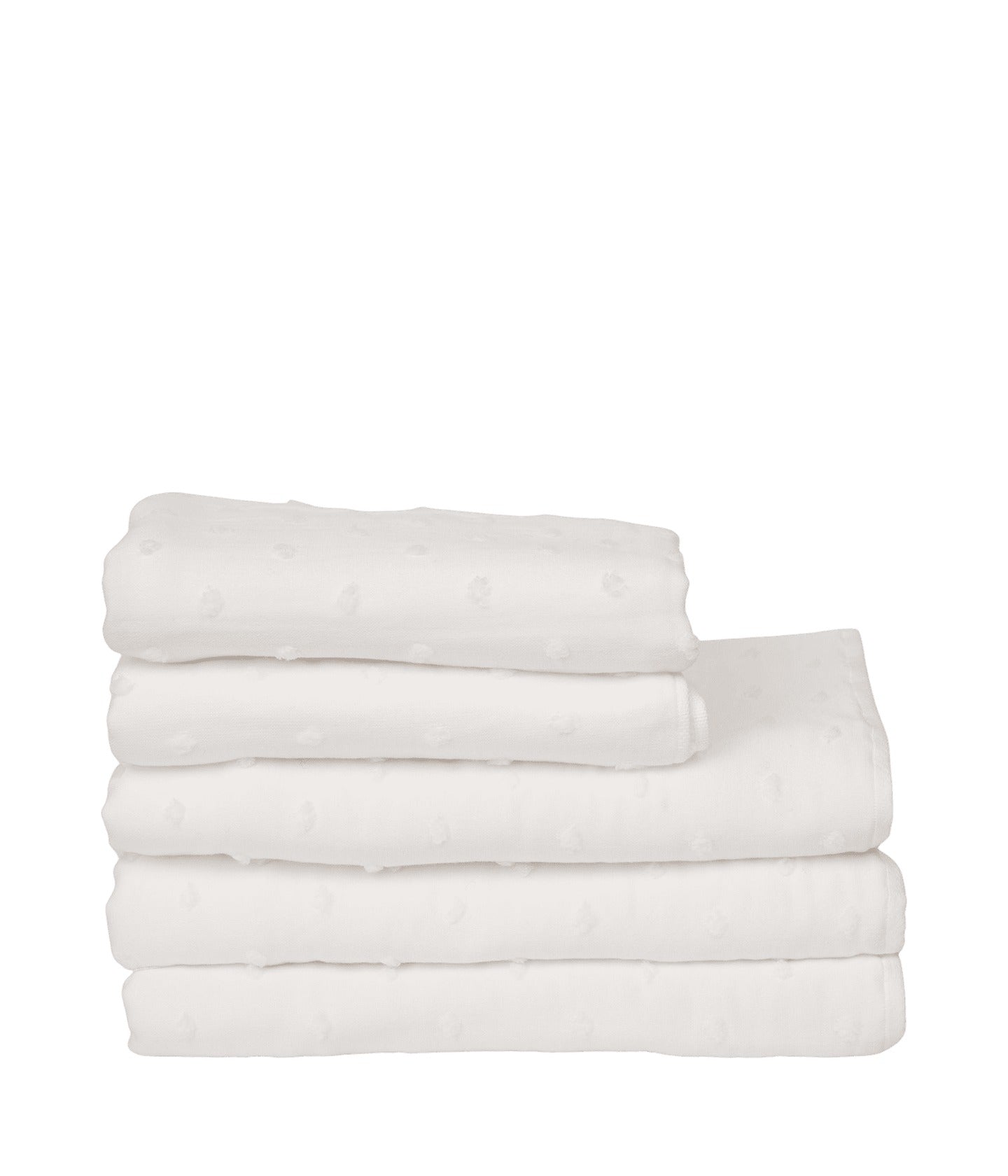 Towel Zero Twist Gauze Dot White